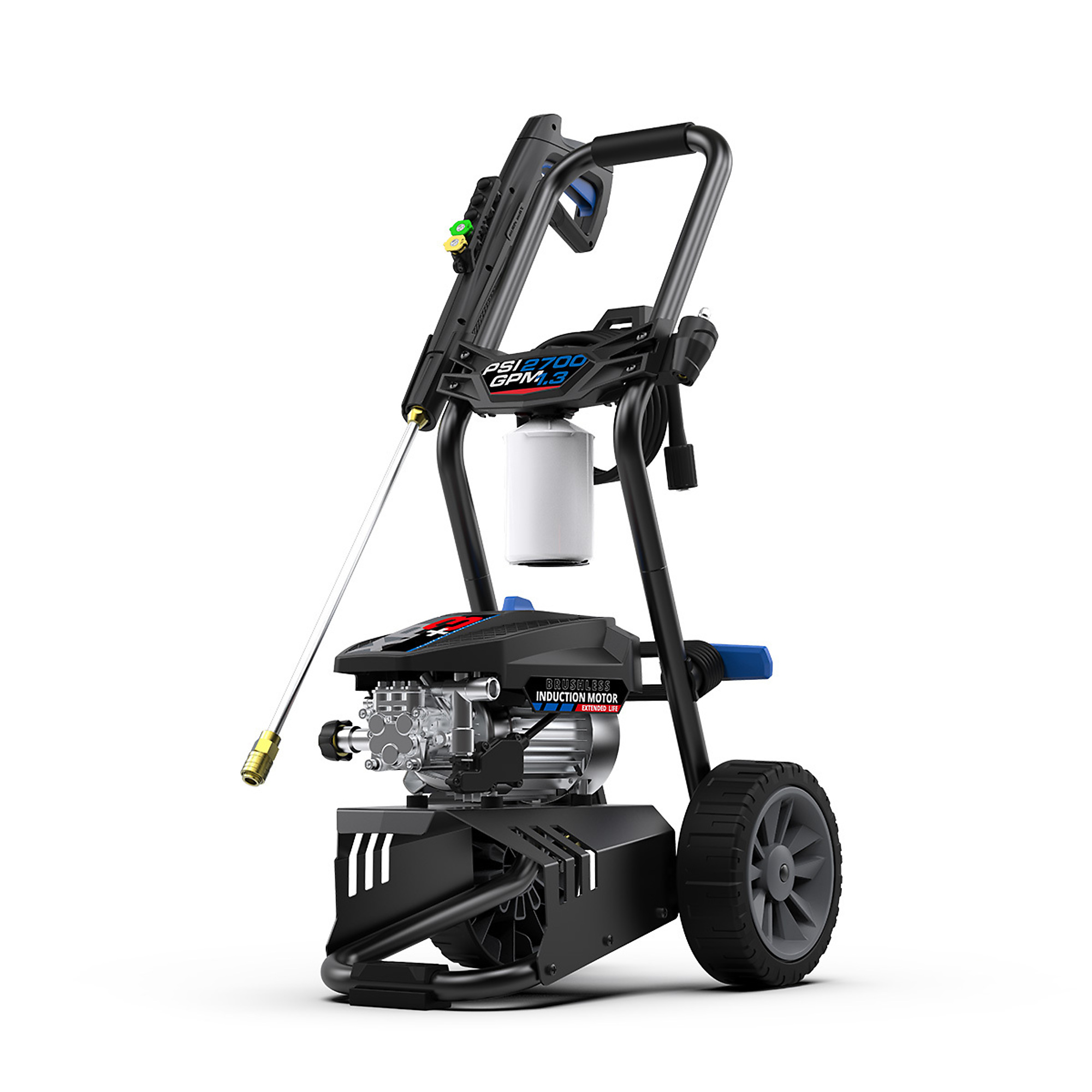 AR Blue Clean Maxx Electric Pressure Washer — 2700 PSI, 1.3 GPM, 15 Amps, 25ft. Hose, Model# BMXP32700